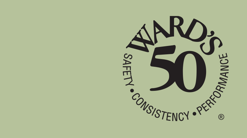 "Ward's 50" circular logo that reads, "Safety, Consistency, Performance."