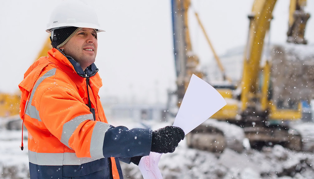 how to winterize your construction site